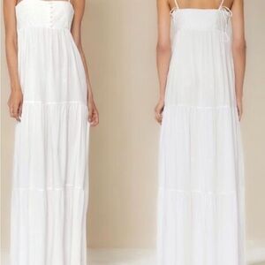 Spiritual Gangster Dolce Off White Maxi Dress